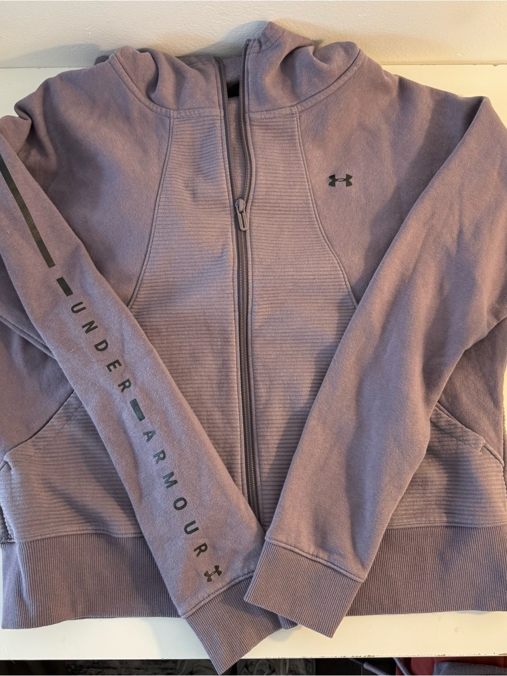 Under Armour Women's Mauve Zip-Up Hoodie